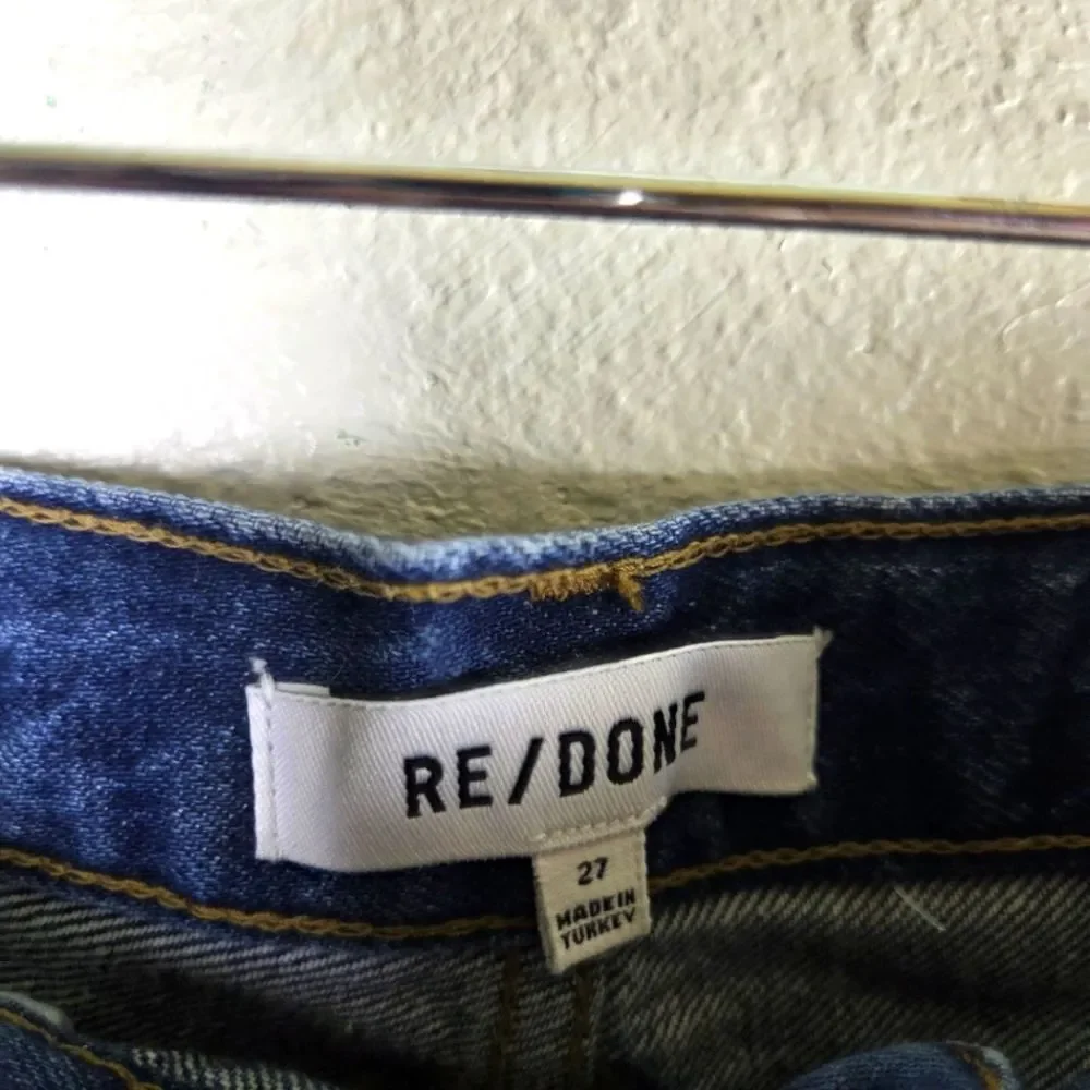 Women's Re/Done NWT The Riding Jean  Classic Bootcut Blue Denim Jeans Size 27